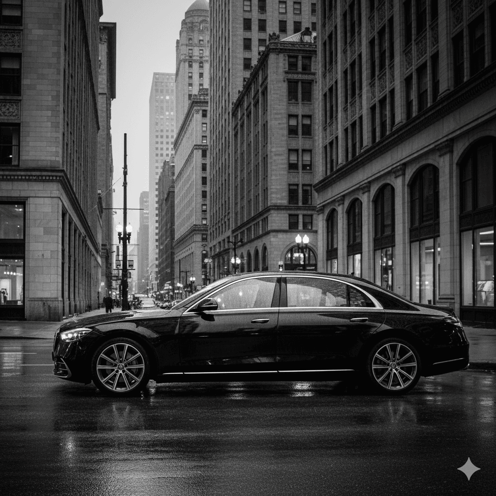 Luxury S-Class Limo Service in Chicago & Suburbs by Black Car Now